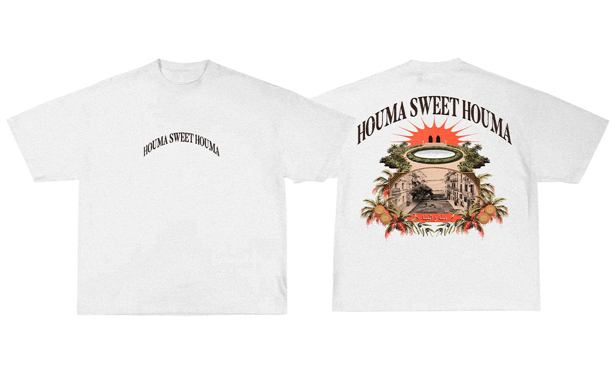 T-SHIRT HOUMA SWEET HOUMA BLANC
