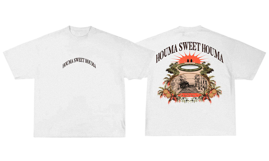 T-SHIRT HOUMA SWEET HOUMA BLANC